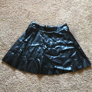 Leather skirt